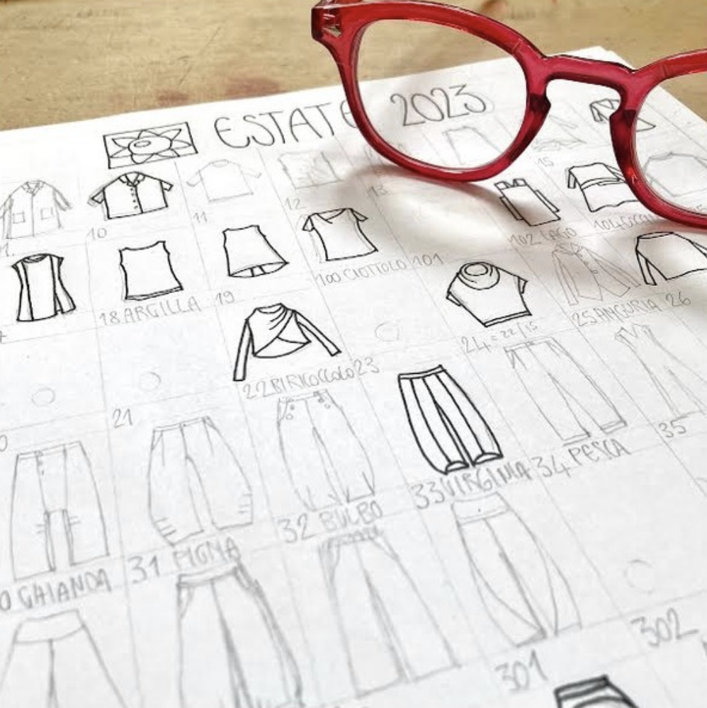 Come nasce un capo Lo Spaventapasseri (dalla viva voce della designer Nina)