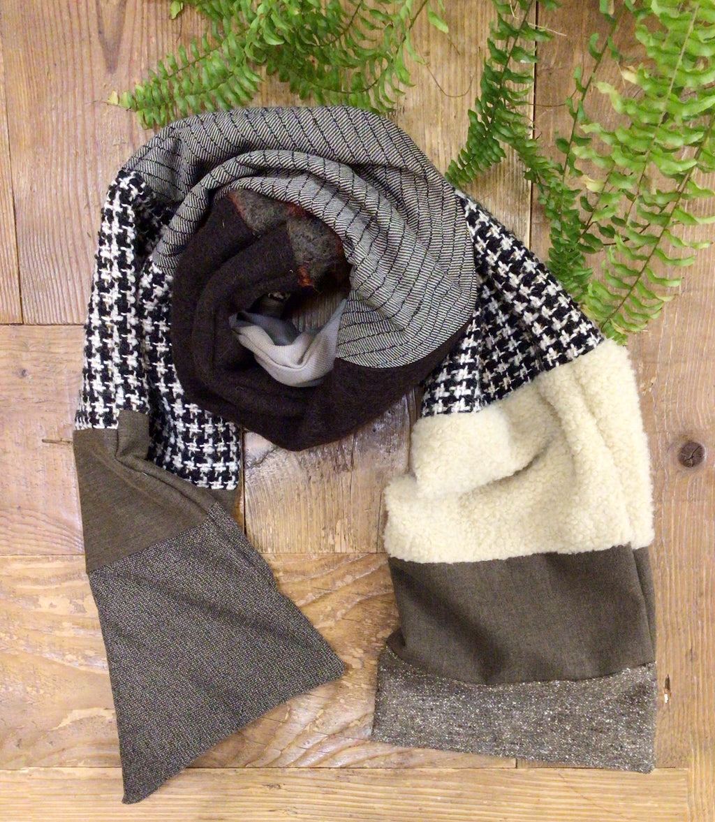 Sciarpa patchwork Invernale