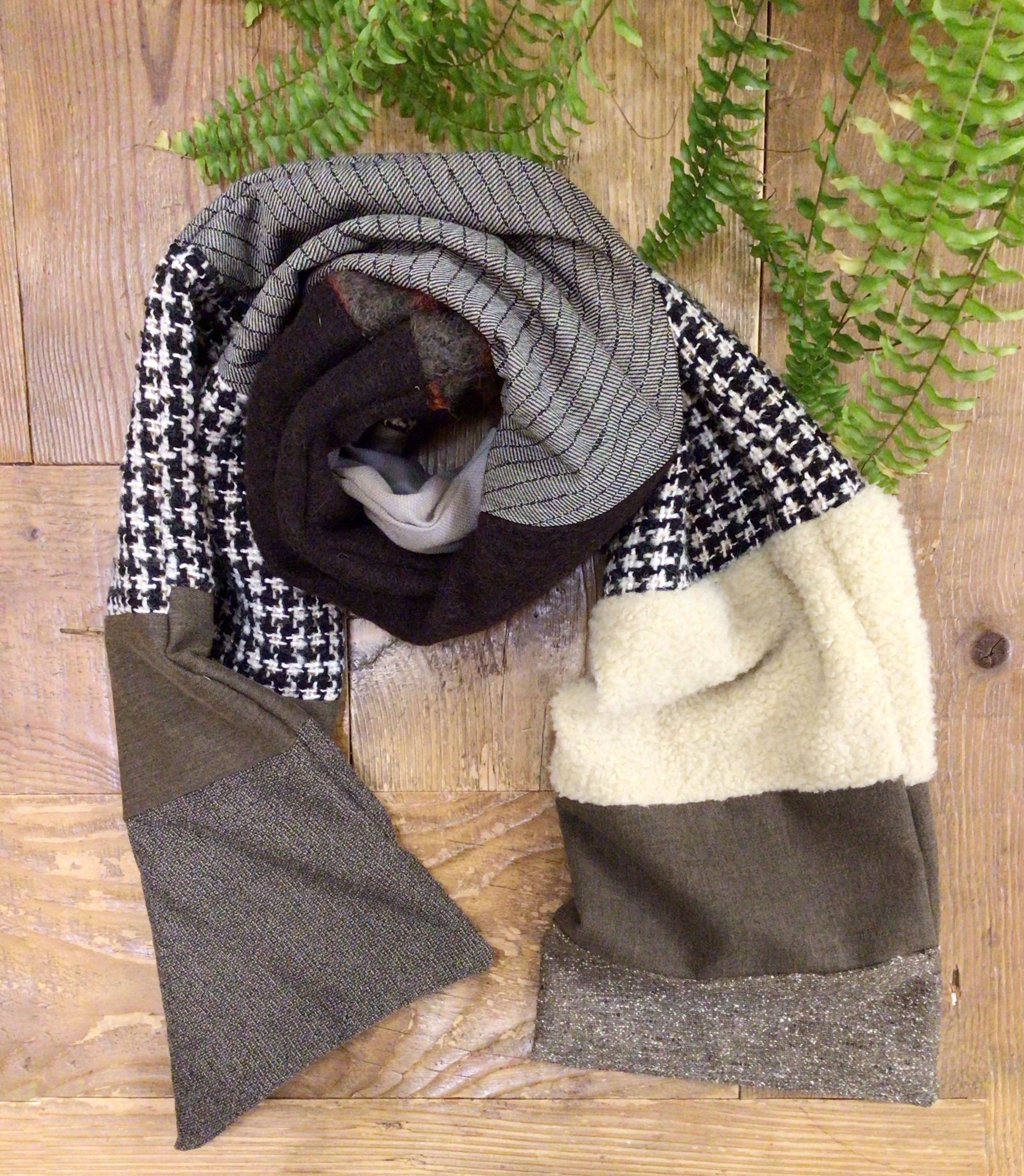 Sciarpa patchwork Invernale