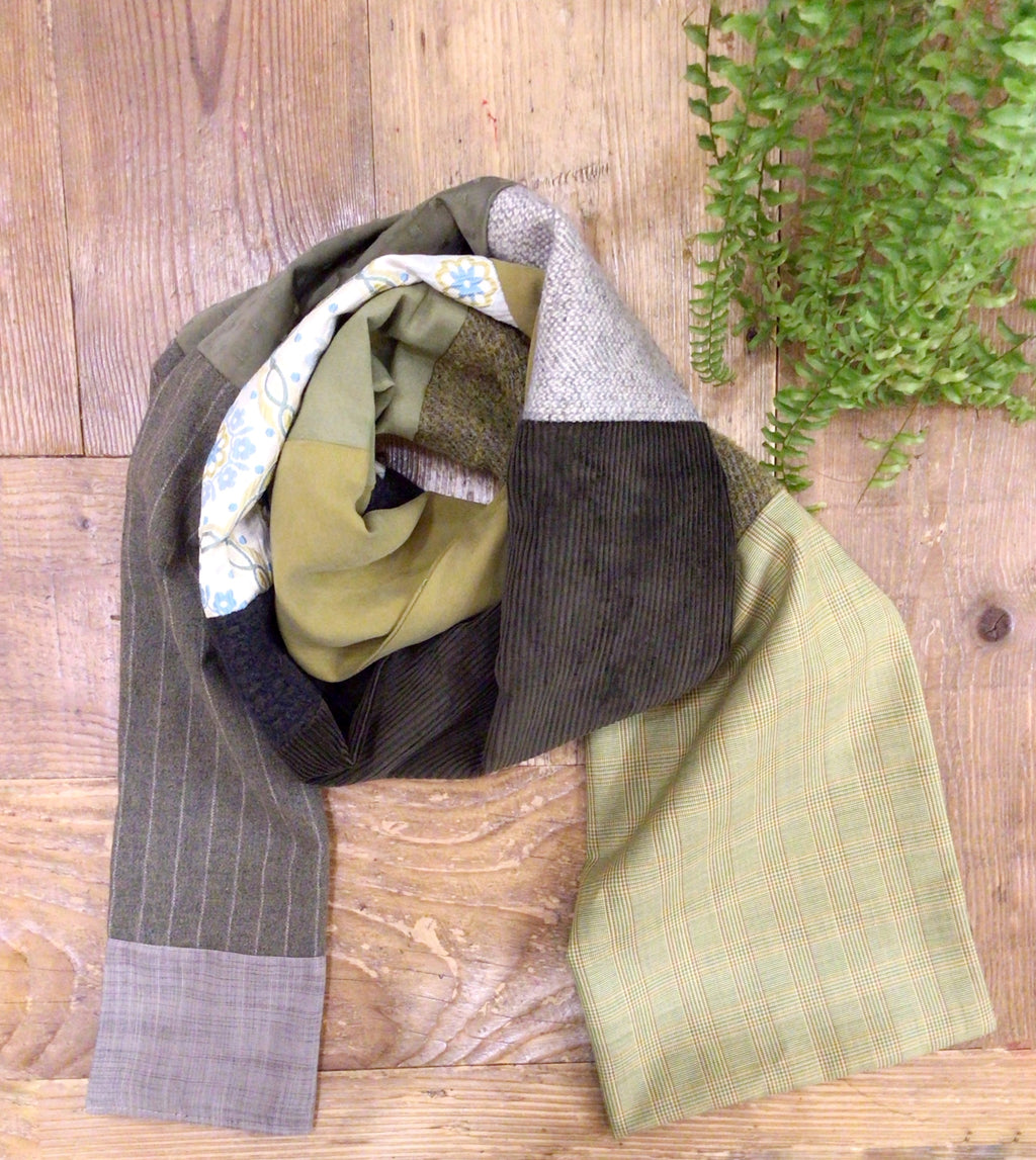 Sciarpa patchwork Invernale