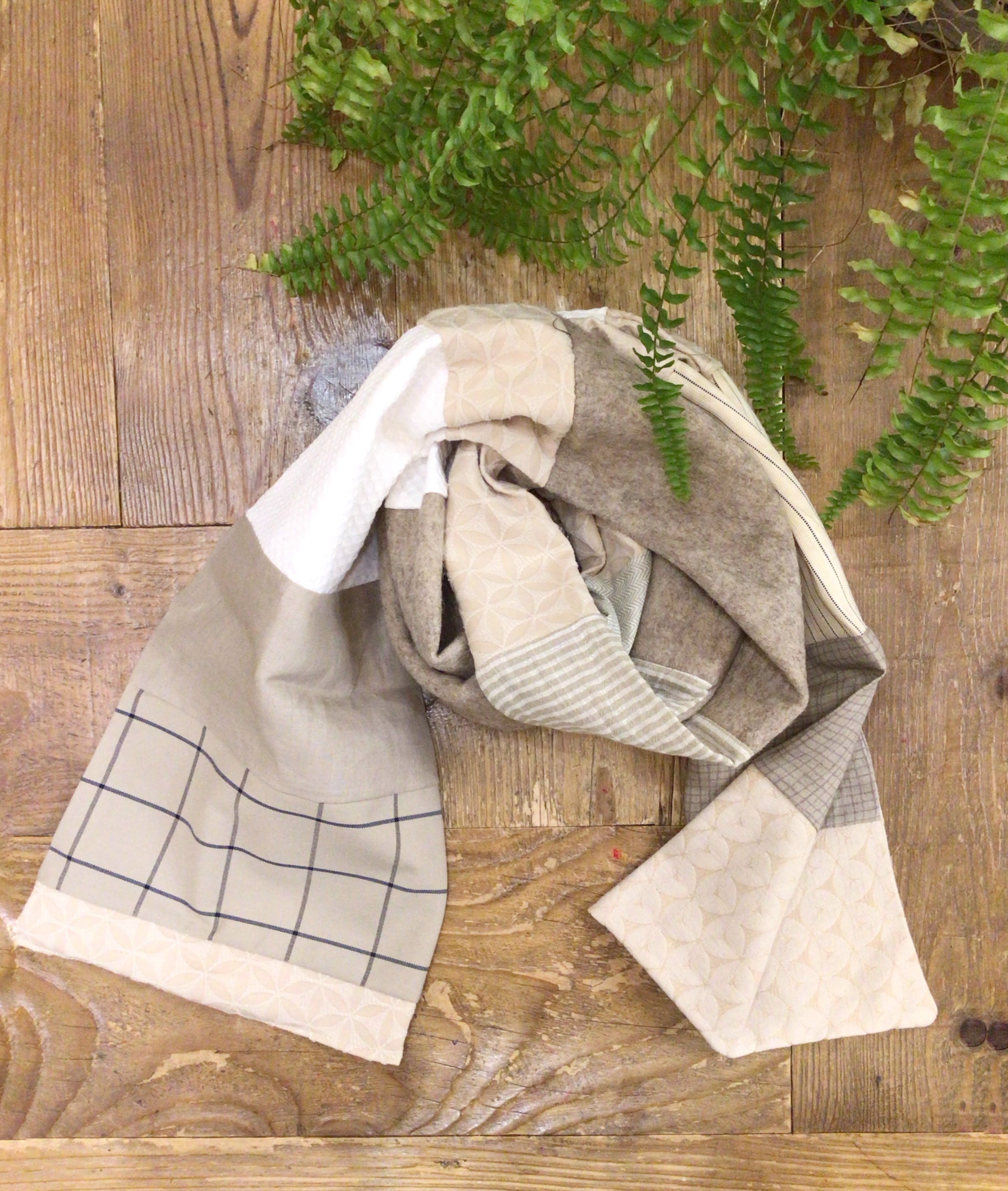 Sciarpa patchwork Invernale