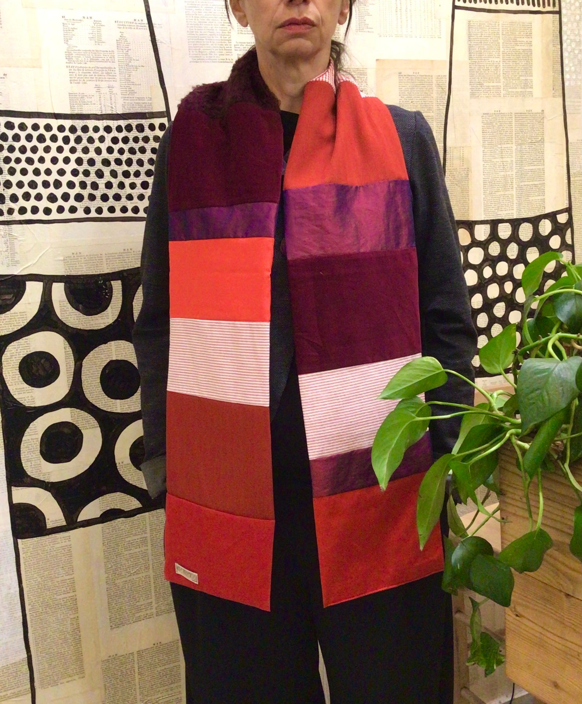 Sciarpa patchwork Invernale