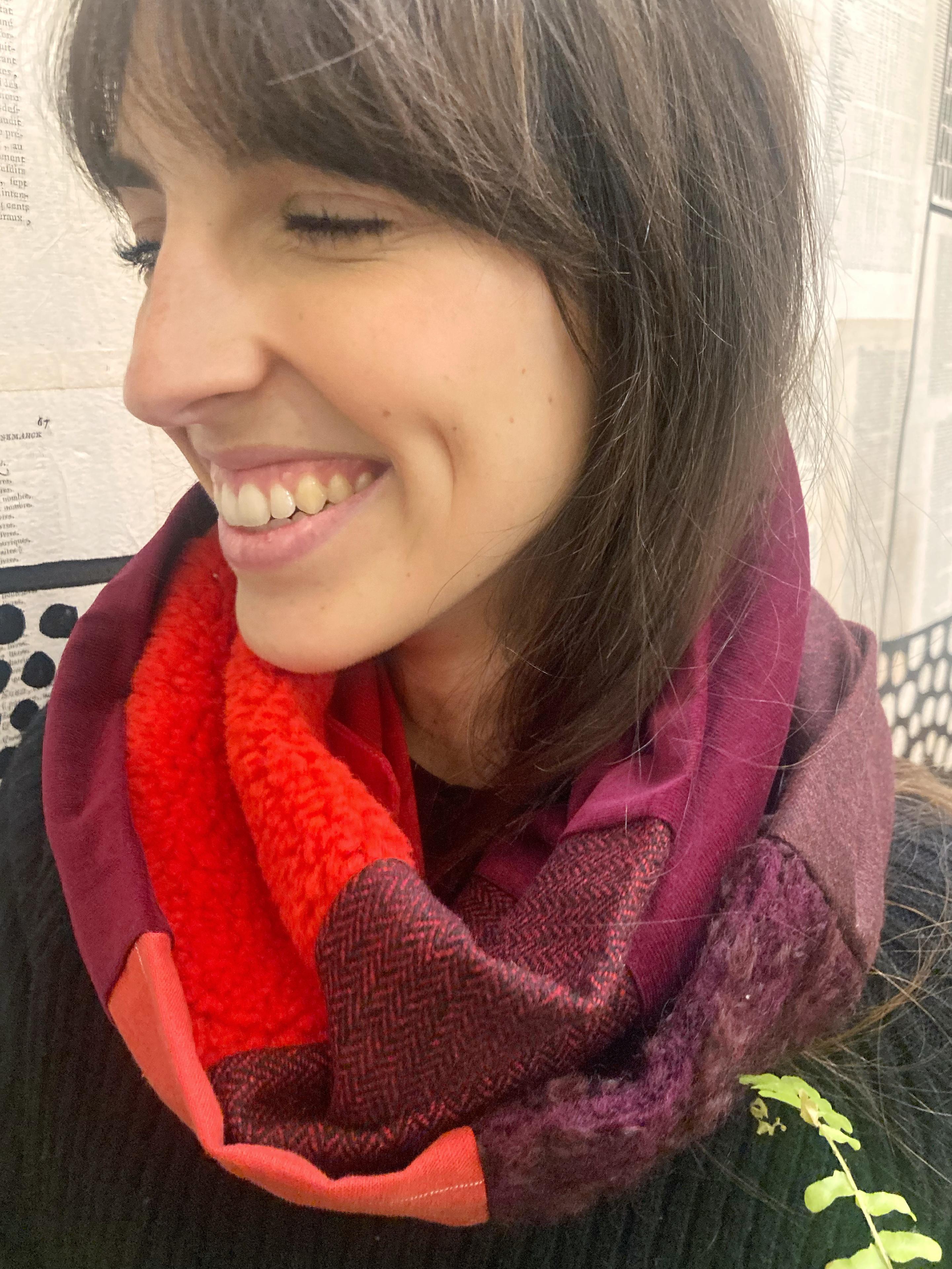 Sciarpa patchwork Invernale